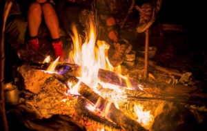 scouts campfire - camping